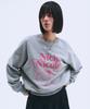 Nigaennikol Butterfly Signature Sweatshirt_Gray Pink