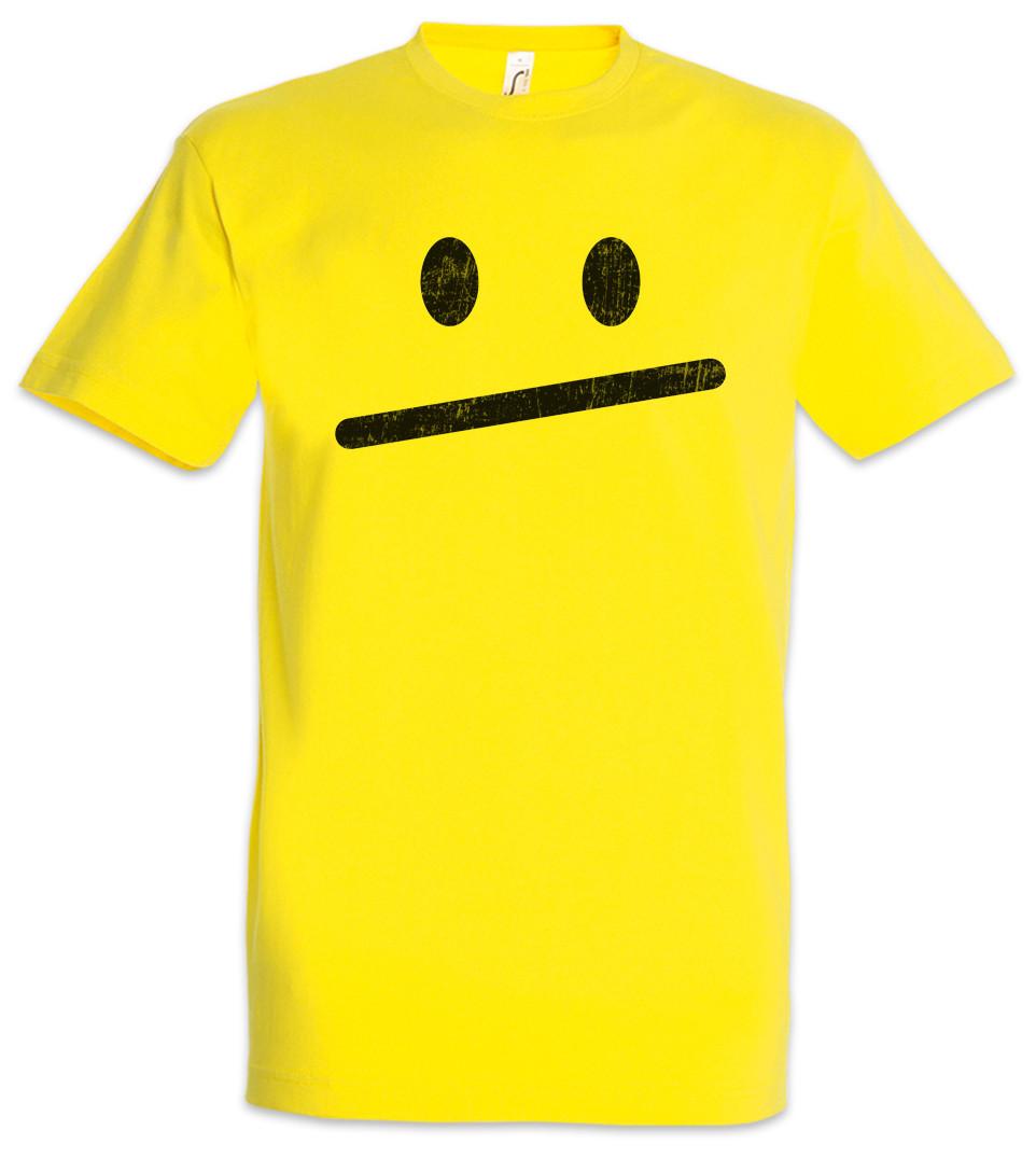 Smile Meh T-Shirt Smile Fun Geek Nerd Meh Smile Gamer Gaming PC Computer S