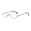 High Quality Metal Reading Glasses Men Women Fashion Presbyopic Eyeglasses Half frame Hyperopia Light Eyewear