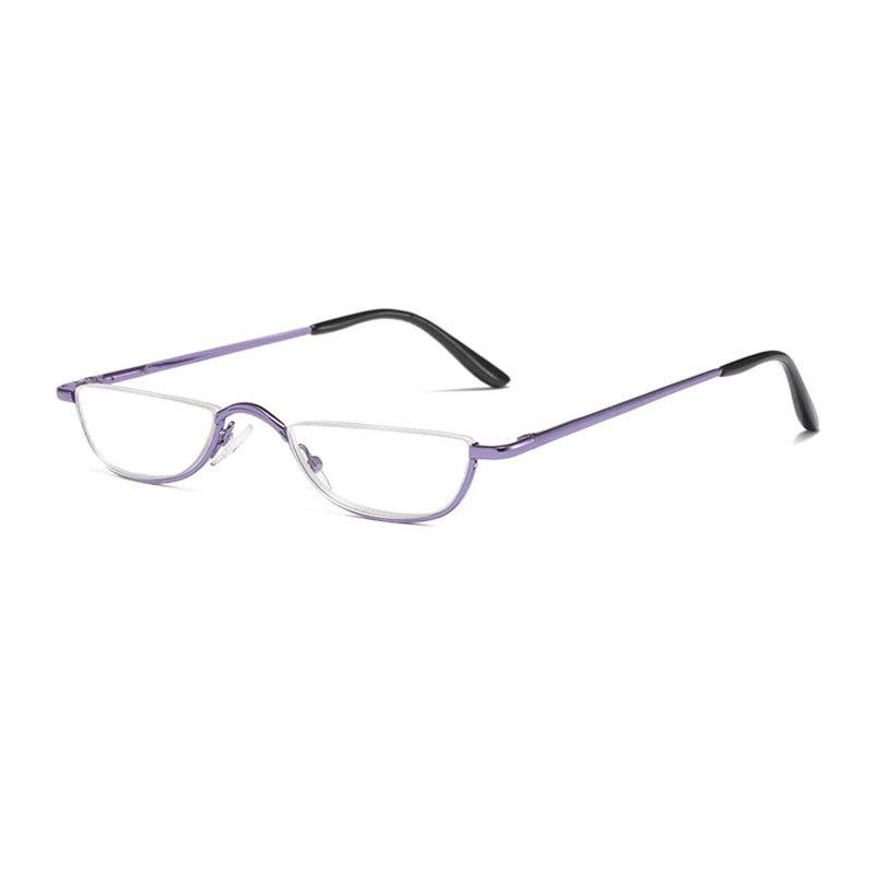 High Quality Metal Reading Glasses Men Women Fashion Presbyopic Eyeglasses Half frame Hyperopia Light Eyewear