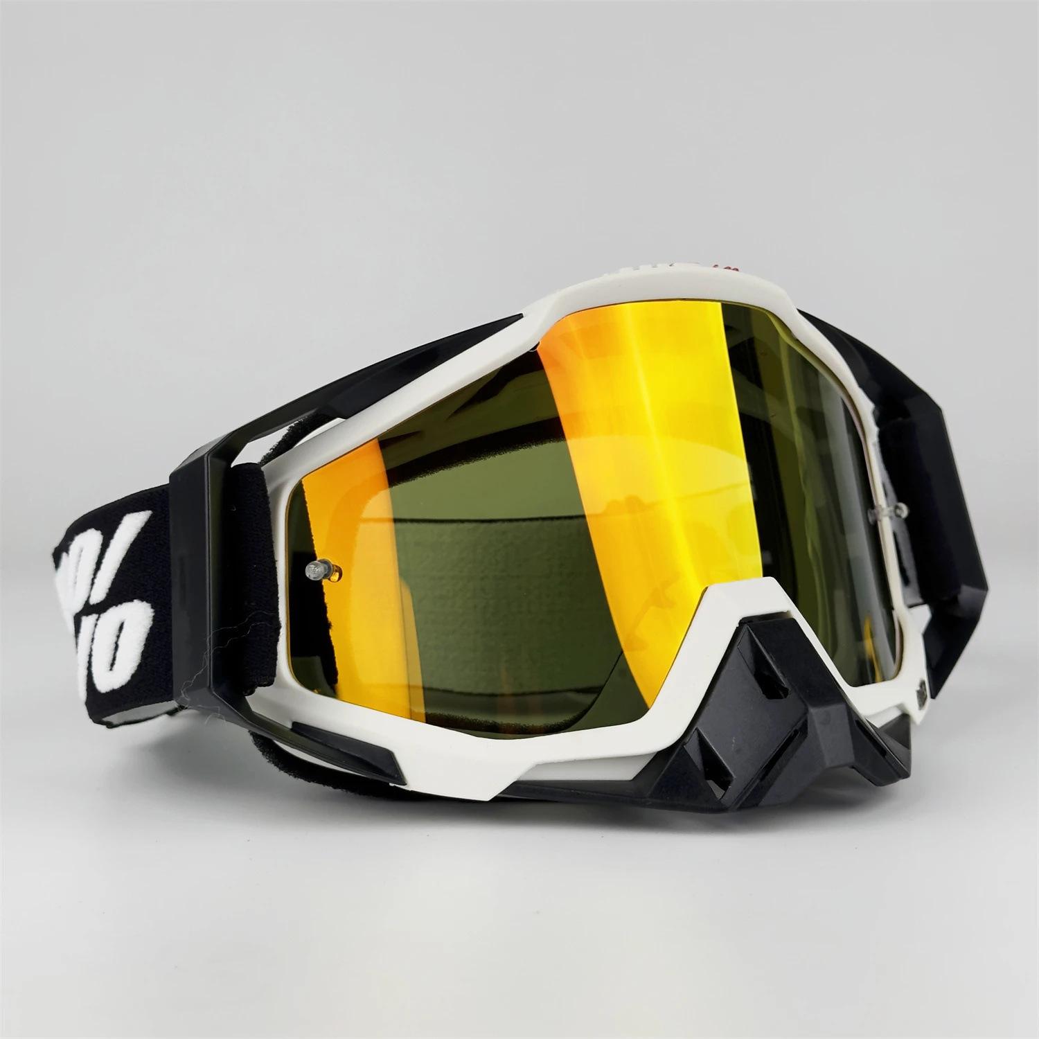 Outdoor Off-Road Goggles Set Sports Off-Road Motorcycle Windproof Protective Goggles Helmet UV Protection Glasses 1-Single