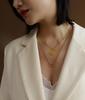 Double Layer Women's Titanium Steel Necklace - No Fade, Niche Design, Light Luxury Jewelry, Versatile for Trendy Style (P965)