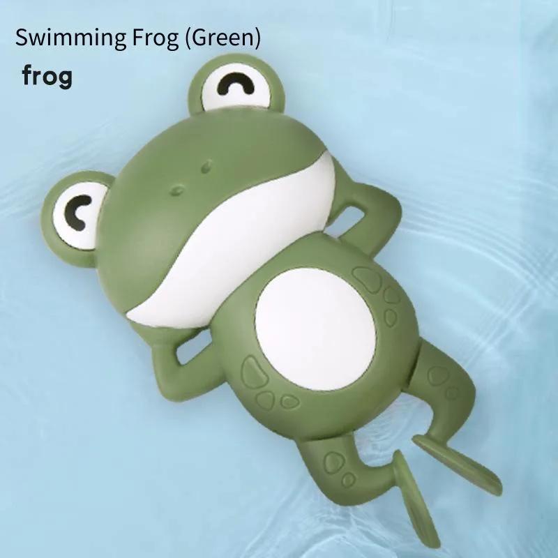New Classic Baby Bath Water Toys – Frog Chain-Up Design for Summer Children s Bathroom Bathtub Animal Play Toys for Toddlers