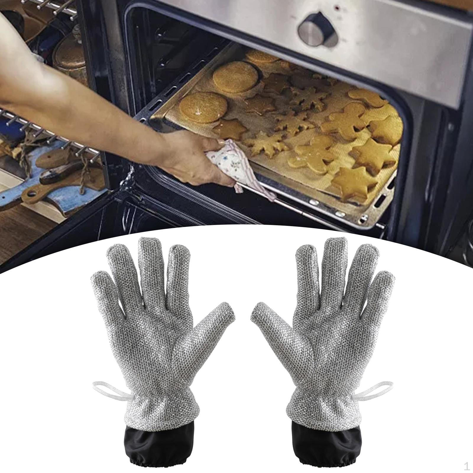 

2x Heat Gloves, Household Kitchen Washing Dish Gloves for Household,