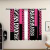 2PCS- Pink zebra and leopard print curtains, bedroom and living room, home decoration, room decoration