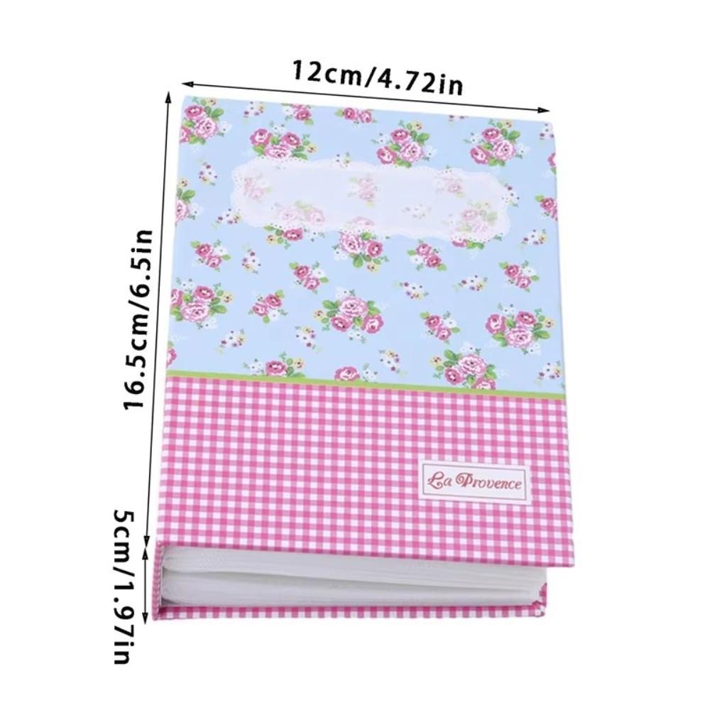 New 6Inch Photo Album Flowers Pattern 100 Sheets Picture Storage Frame Insert Page DIY Book Gift Children Lovers Wedding Memory