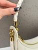 European & American Trend: Genuine Leather Women's Half-Moon Underarm Bag - Exquisite, Relaxed Casual Woven Handbag
