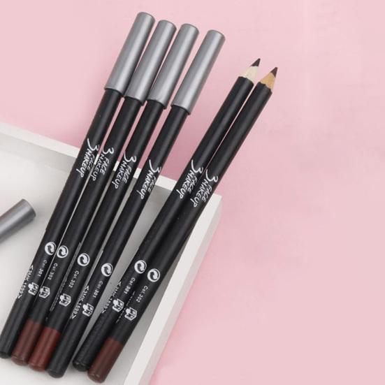 Matita per sopracciglia eyeliner ricca, solida, funzionale, ad alta pigmentazione, a lunga durata
