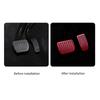 Universal Anti-slip Aluminum Brake Accelerator Clutch Non-Slip Foot Pedal Pad Cover Car Accessory Footrest for  Y