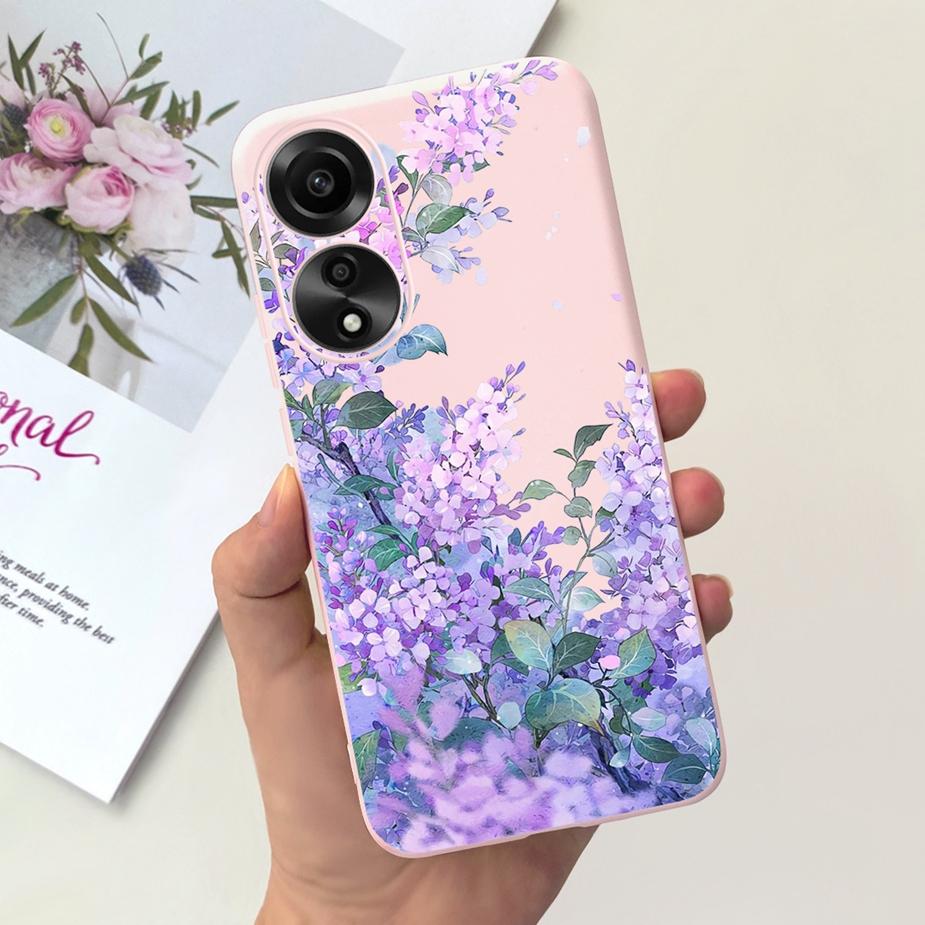For Oppo A78 4G Case CPH2565 Cute Dinosaur Cartoon Painted Cover Soft Silicone Phone Case For Oppo A78 A 78 OppoA78 4G 5G Fundas