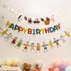 Banner zum ersten Geburtstag des Babys: Kinderwimpelkette für die Kindergarten-Dekoration