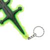 3D Printed Lizard Keychain, Glow in The Dark Pendant with Luminous Edges, Anime Keychain Pendant from The Adventures of Jackie Chan Metal Keychain