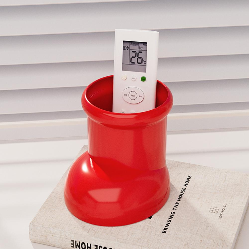 

1 шт. Имитация керамики Красные ботинки Ваза для обуви Милый мультяшный держатель для ручек Настольное хранение Ваза для цветов Дом Рождественские декоративные аксессуары красный