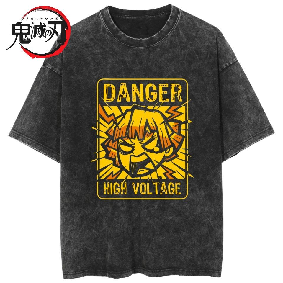 2026 Demon Slayer Anime Devil Killer Kamado Nezuko Laundry T-shirt Summer Unisex Loose Casual Short Sleeved Top Summer T Shirt
