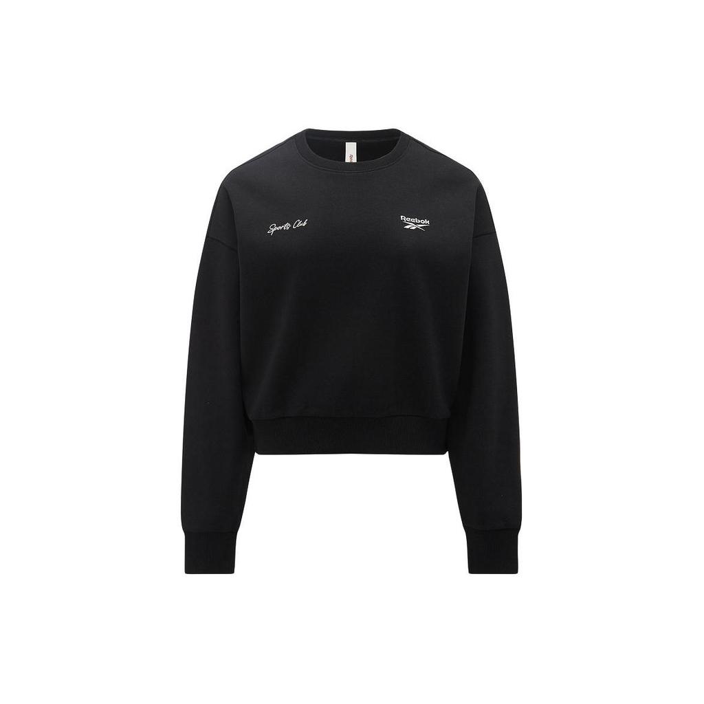 Reebok Classic Simple Casual Sports Sweatshirt Women Sweatshirt Black 24SRC302WGH0