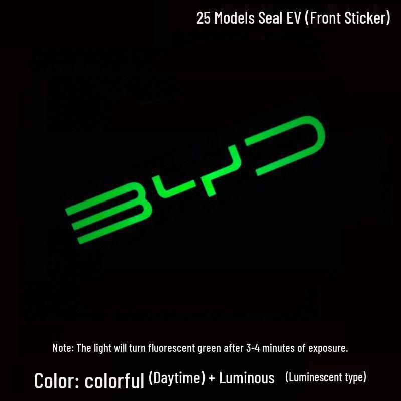 BYD Seal EV Car Logo Sticker for Color Change & Decoration (EVDMI 05, DMI 07, DMI 06, GT 06)