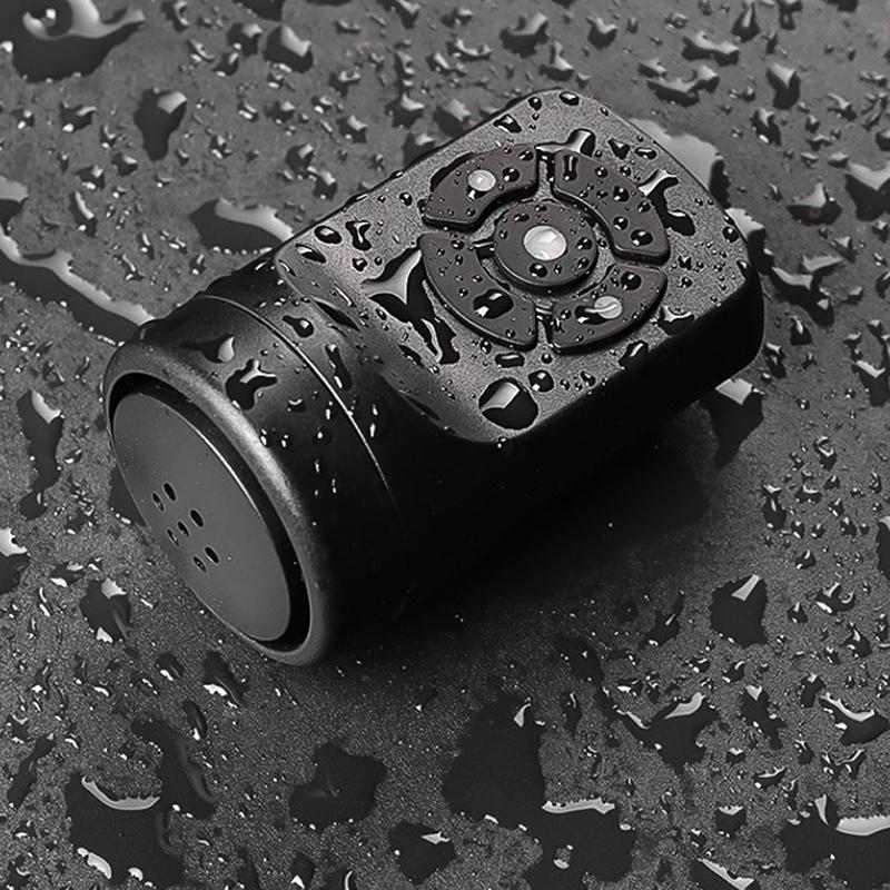 Bicycle Electric Horn Black Abs Usb Rechargeable Bicycle Cycling Bell Speaker