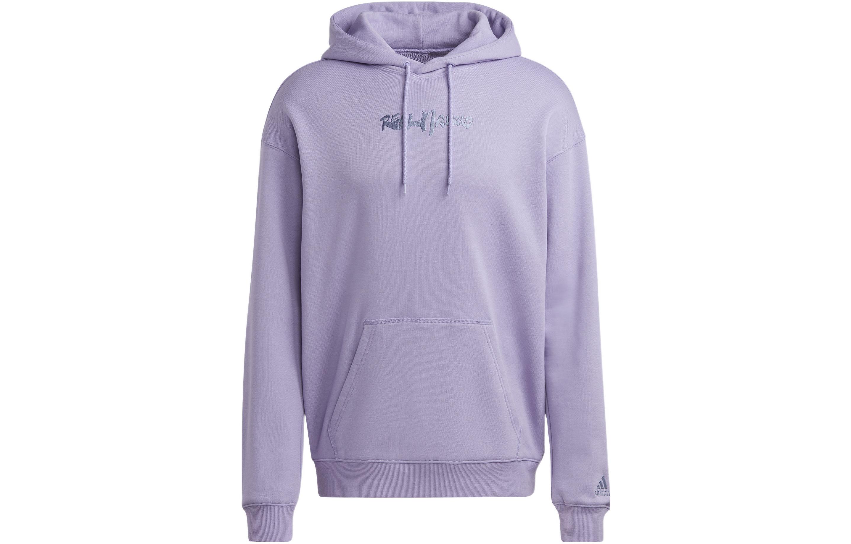 Adidas Sweatshirts Men s Purple Hooded Moderate Regular HT6460 M