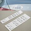 3D ABS Car Letters C200 C220 C250 C300 Logo Rear Trunk Badge Emblem Sticker For Mercedes Benz C Class W201 W202 W203 W204 W205