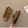 Fashion 2024 Fashion Sandals Women Flat Sandals Rome  Flats Clip Toe Beach Sandals Female Summer New Shallow Shoes for Women Sandalen