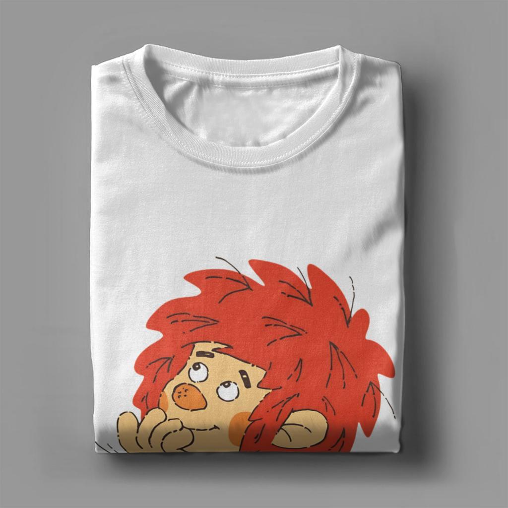 PPumuckls T Shirt Summer Streetwear TShirts Cotton Trending Tee Shirt For Unisexs Casual Tops
