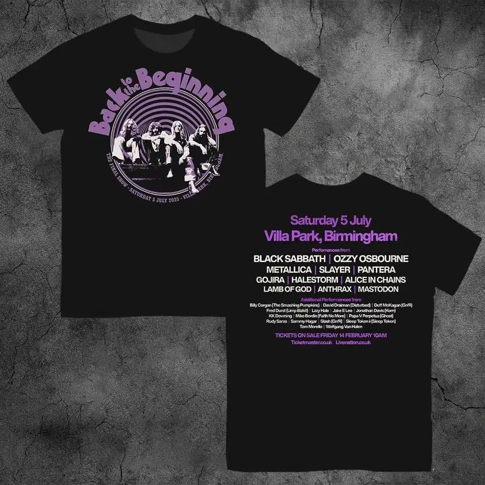 Neuer Stil Black Sabbath Trikot Ozzy Osbourne Back To The Beginning Heavy Metal Rock T-Shirt Mit Besetzung Trendig Vintage Ins Oberteile