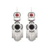 Luxury Rhinestone Pearls Ear Drop Zinc Zinc Alloy Ethnic Style Ear Studs Retro Tassel Earrings  Holiday