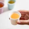 1 Pc Chinese Ceramic Tea Cup Handmade Solid Color White Porcelain Teacup Household Tea Bowl Personal Meditation Cup Teaware