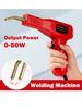 Bumper Repair Torch Kit Plastic Welder Heat Stapler Soldering Iron EU 220V - Complete Bumper Repair Tool Set for Car Body Work