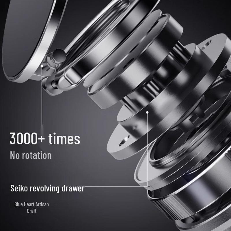 Rotating Magnetic Car Phone Holder with Foldable Multi-Functional Design