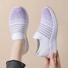 Fashion Women's Casual Shoes Lightweight Platform Sneaker Soft Sole Mesh Breathable Walking Comfortable Casual Single Shoe Large Size