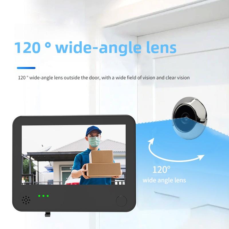 

WiFi Видеодомофон Умный Электронный Глазок 1080P HD Камера Мониторинга Безопасности Дом Двусторонняя Связь Видео Звонок S82-Doorbell type