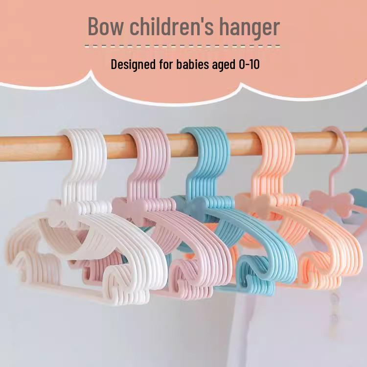 Non-Marking Plastic Baby Clothes Hangers - Multifunctional Drying Rack for Newborns and Kids