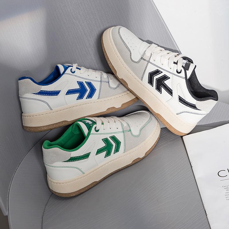 Маленькие белые туфли женские новые скейтборд обувь Ins Tide Of Moral Training нишевый — фото 5