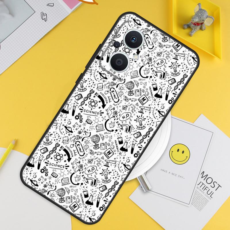Vintage Chemistry Laboratory For OPPO Reno 8T 11F 12F 13F 14F 7 8 Lite 10 11 12 13 14 Pro OPPO Find X9 X8 X5 X6 Pro Case