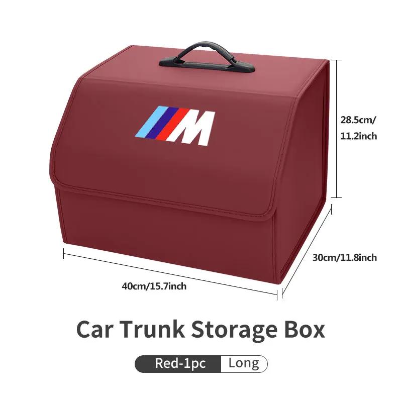 XKUGH1 For BMW New 2025 Car Trunk Organizer Box Tailbox Stowing Tidying Storage Bag Accessories For BMW E70 E91 E30 G30 E53 M3 M5 X6 X4