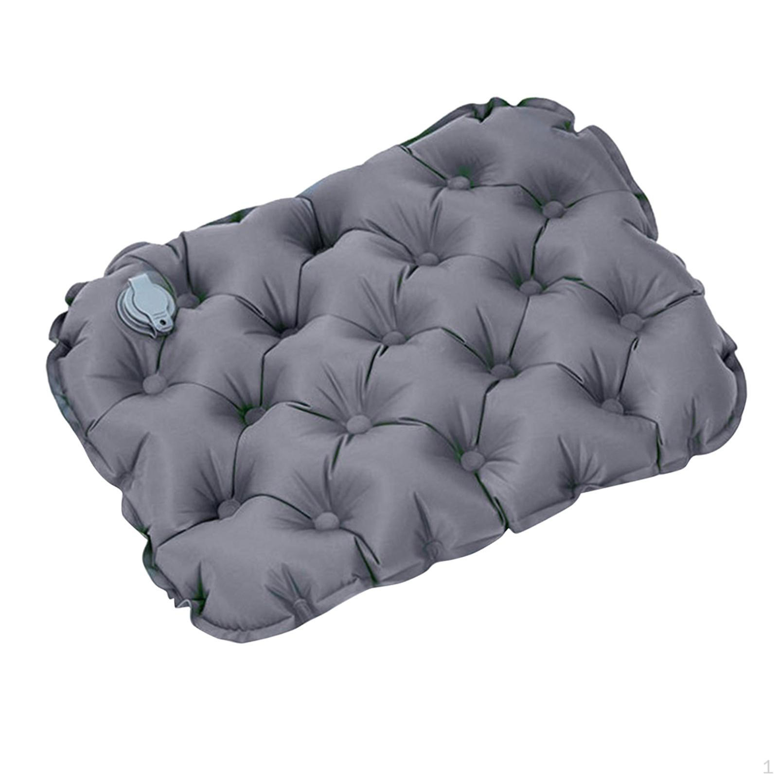 

Надувная подушка для сиденья, подушка для офисного кресла, дышащая, воздушная, для кемпинга, для сидения dark gray