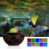 ZEAKOC Remote Control Aurora Star Projector, Planetarium for Home Use, 10 Lighting Modes, Music Playback, Voice Control, Adjustable Brightness,