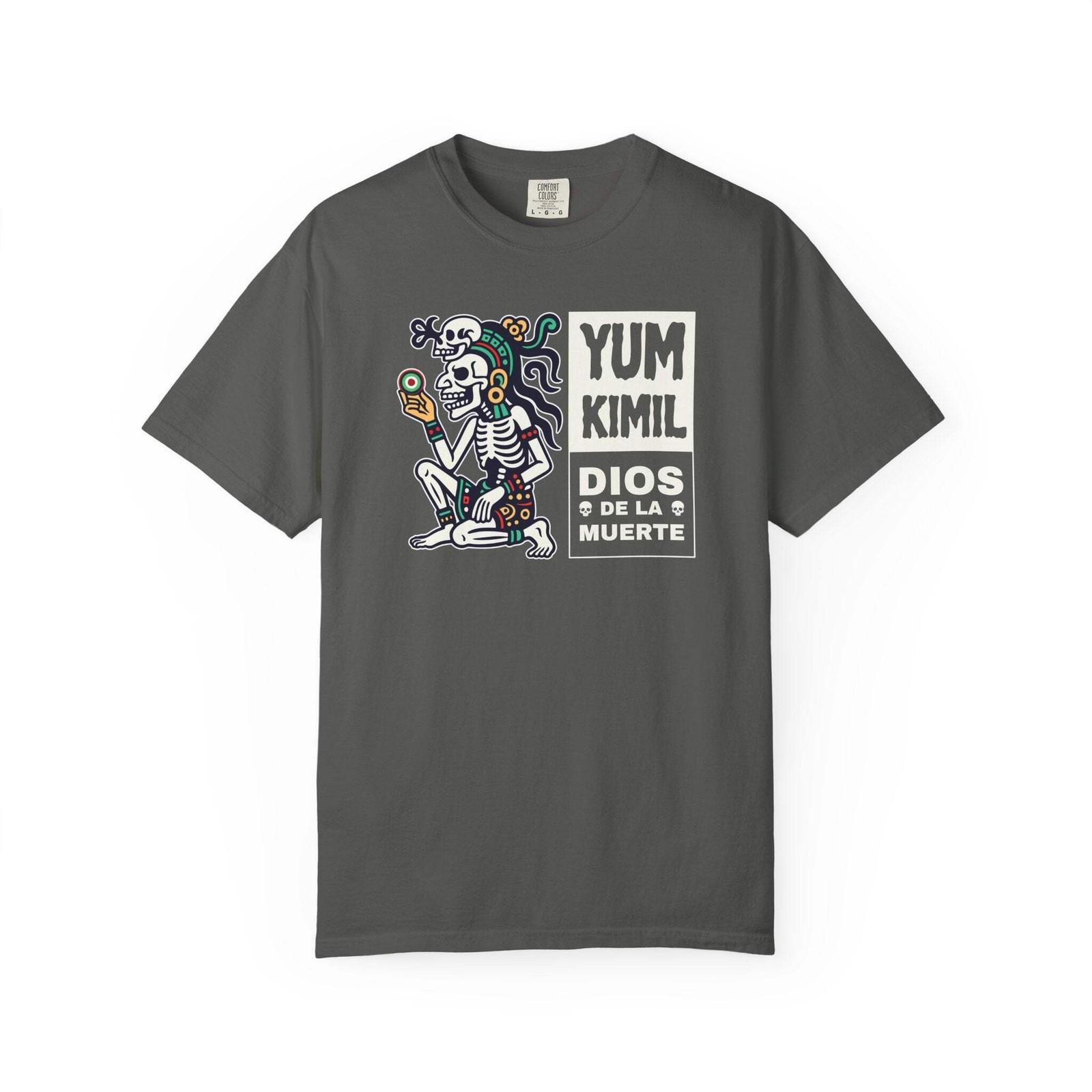 

Yum Kimil Mayan Death God Skeleton T-Shirt | Mesoamerican Mythology Tee 5XL різнокольоровий