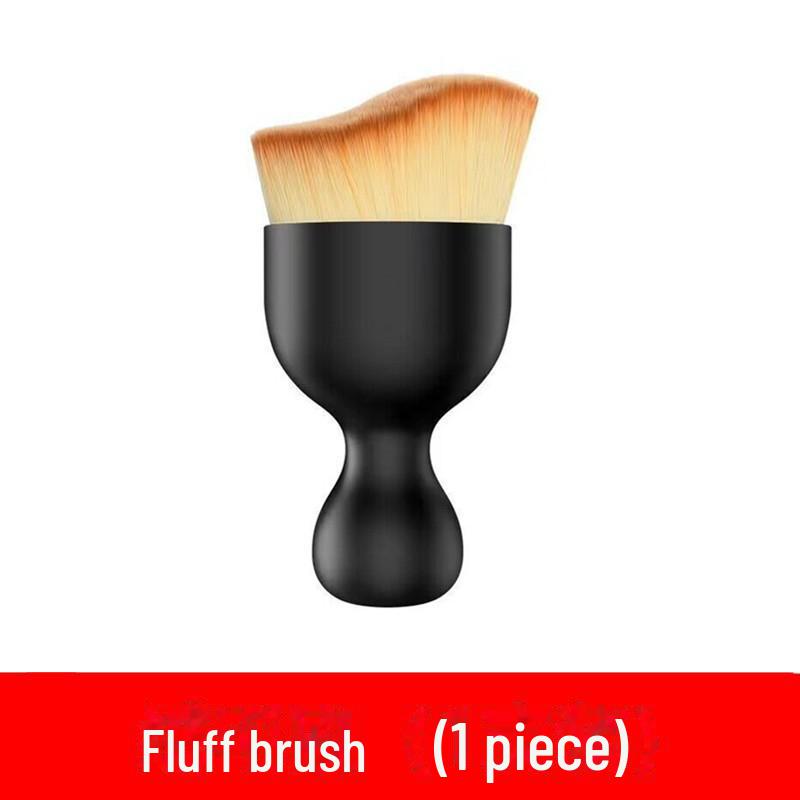 

Щетка для удаления пыли из салона автомобиля — короткая бархатная кисть для макияжа, подходящая для очистки вентиляционных отверстий кондиционера.