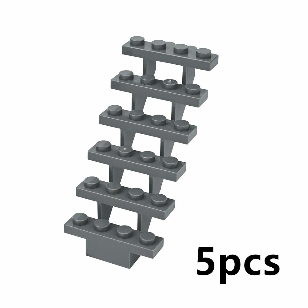 MOC Stadtzaun Baustein Teile Haus Geländer Treppenabsperrung Leiter Garten Militär Montageziegel Kompatibel 60603 3185