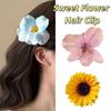 Sweet Phalaenopsis Hair Clip Women's Vacation Versatile Side Clip Artificial Flower Hair Accessories