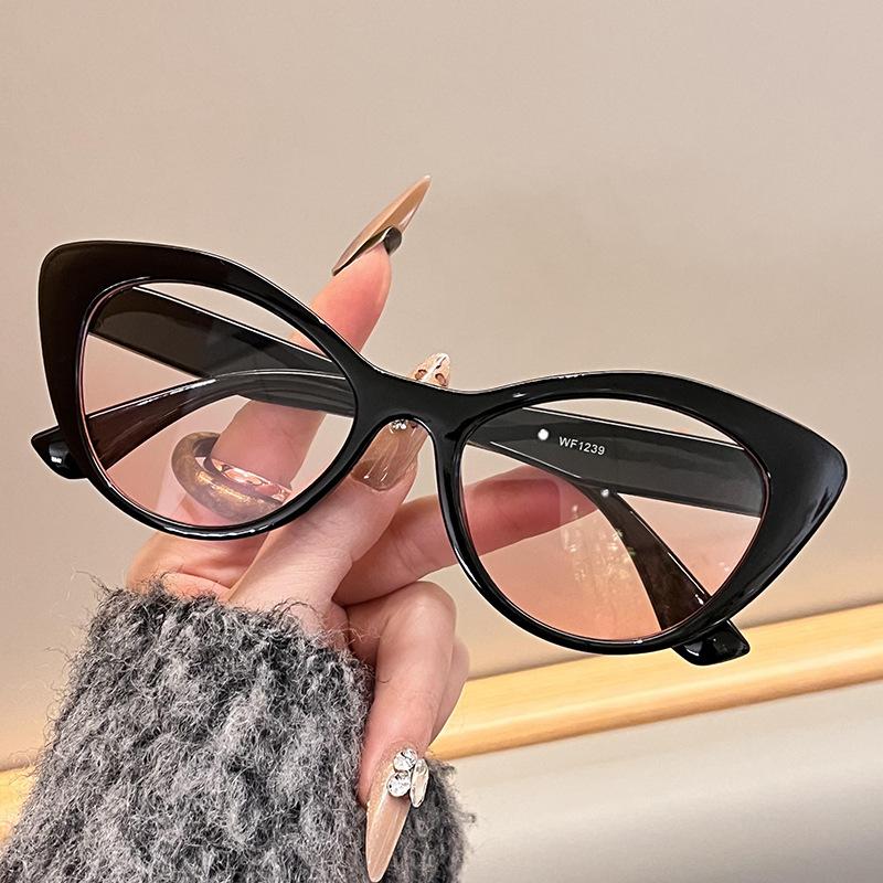 Ochelari de Soare Retro High-End Ochi de Pisică la Modă pentru Shooting Street în Aer Liber Ochelari Versatili Ochelari de Soare cu Protecție UV