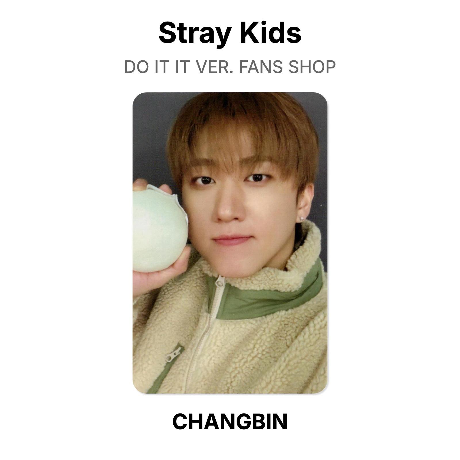 Stray Kids DO IT IT ВЕР. Официальная фотокарточка FANS SHOP CHANGBIN