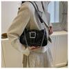 Retro Minimalist Shoulder Bag 2026 New Fashion Trendy Soft Faux Leather Armpit Bag for Women Commuter Crossbody Purse CLE