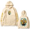Anime Demon Slayer Agatsuma Zenitsu Graphic Hoodie Men Women Clothing Cartoon Oversized Sweatshirt Men's Hoodies