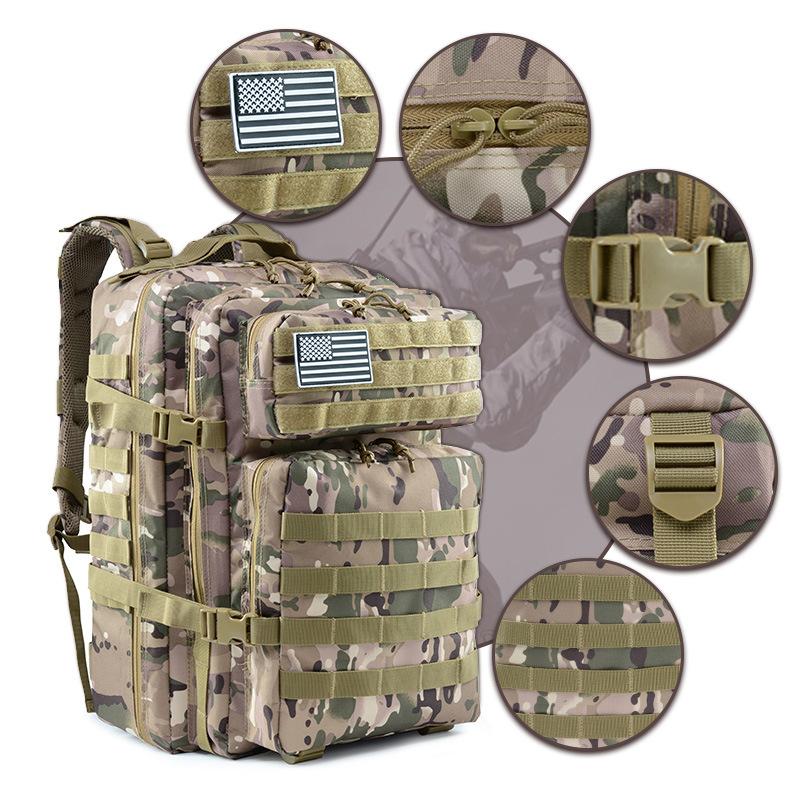 Men's Outdoor Ultra Light Sports 3D Bag Travel Wild Camping Mountaineering Backpack Camouflage Backpack
