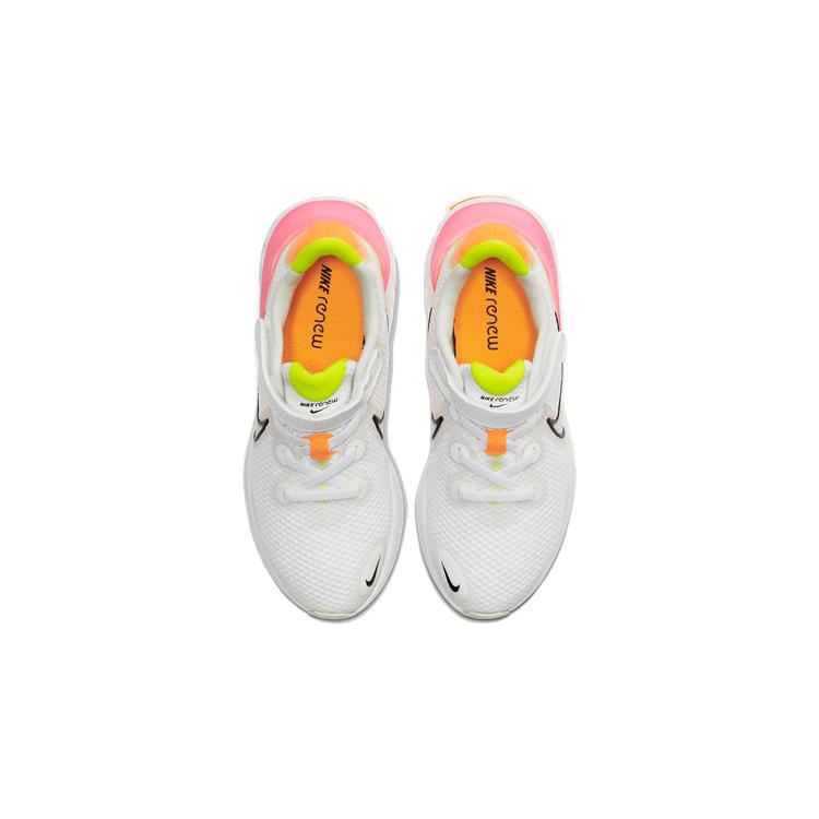 Nike Renew Run Low Top Running Shoes White Children Aged 3 7 Years Old CT1436-100