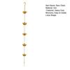 Outdoor Lotus Rain Chain Heavy Duty Metal Garden Hanging Rain Catcher Cups Outside Gutters Downspouts Replacement Decorative Rain Chain