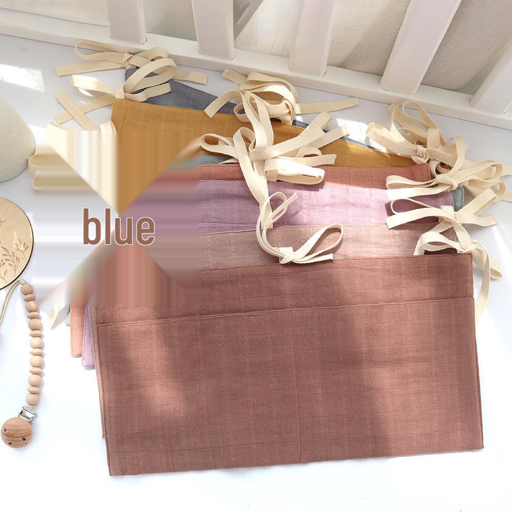 Handmade Cotton Muslin Hanging Crib Organizer – Baby Toy & Diaper Storage Bag